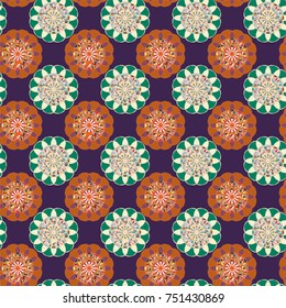 Abstract color seamless pattern for new background.