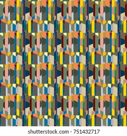 Abstract color seamless pattern for new background.