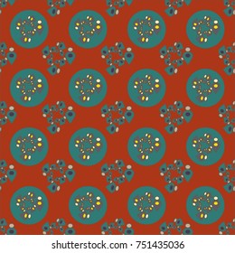 Abstract color seamless pattern for new background.
