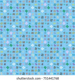 Abstract color seamless pattern for new background.