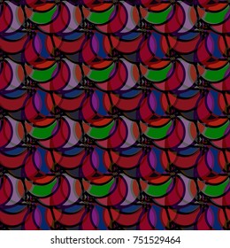 Abstract color seamless pattern for new background.
