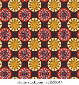 Abstract color seamless pattern for new background.