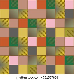 Abstract color seamless pattern for new background.