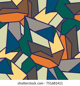 Abstract color seamless pattern for new background.