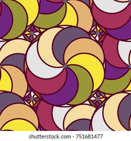 Abstract color seamless pattern for new background.