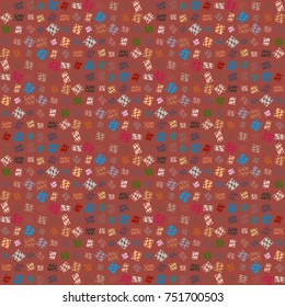 Abstract color seamless pattern for new background.
