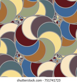 Abstract color seamless pattern for new background.