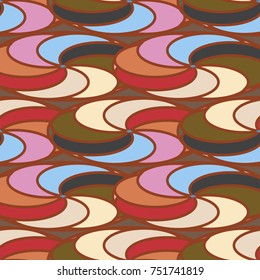 Abstract color seamless pattern for new background.