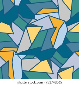 Abstract color seamless pattern for new background.