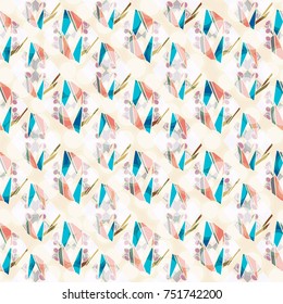 Abstract color seamless pattern for new background.