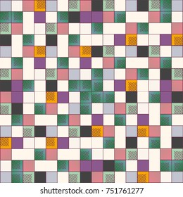 Abstract color seamless pattern for new background.