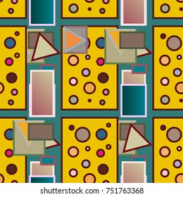 Abstract color seamless pattern for new background.