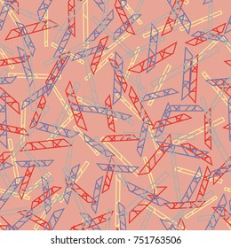 Abstract color seamless pattern for new background.