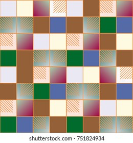 Abstract color seamless pattern for new background.