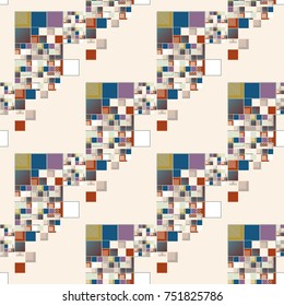 Abstract color seamless pattern for new background.