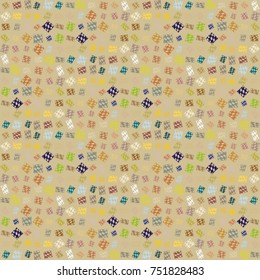 Abstract color seamless pattern for new background.