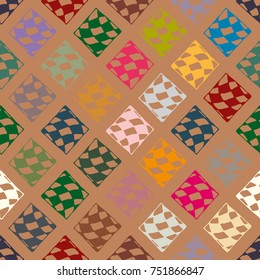 Abstract color seamless pattern for new background.