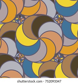 Abstract color seamless pattern for new background.