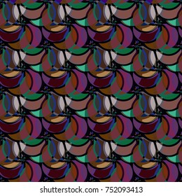 Abstract color seamless pattern for new background.