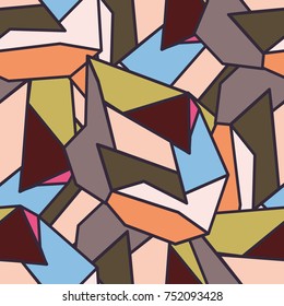 Abstract color seamless pattern for new background.