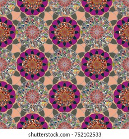 Abstract color seamless pattern for new background.