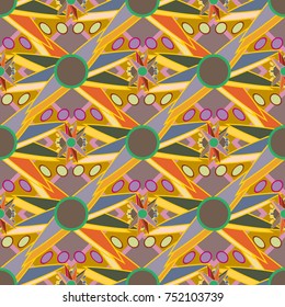 Abstract color seamless pattern for new background.