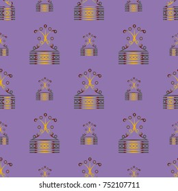 Abstract color seamless pattern for new background.
