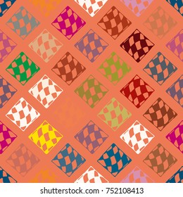 Abstract color seamless pattern for new background.