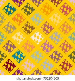 Abstract color seamless pattern for new background.