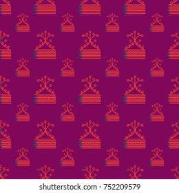 Abstract color seamless pattern for new background.