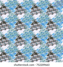 Abstract color seamless pattern for new background.