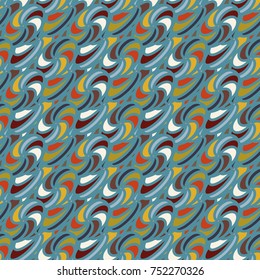 Abstract color seamless pattern for new background.