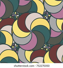 Abstract color seamless pattern for new background.