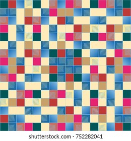 Abstract color seamless pattern for new background.