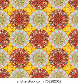 Abstract color seamless pattern for new background.