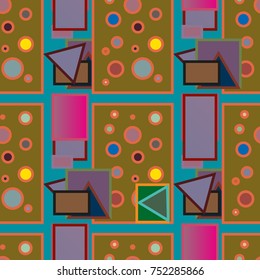 Abstract color seamless pattern for new background.