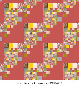 Abstract color seamless pattern for new background.