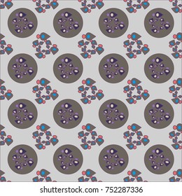 Abstract color seamless pattern for new background.