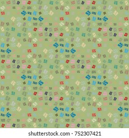 Abstract color seamless pattern for new background.