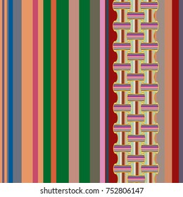 Abstract color seamless pattern for new background.