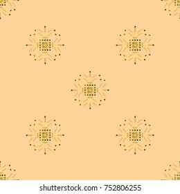 Abstract color seamless pattern for new background.