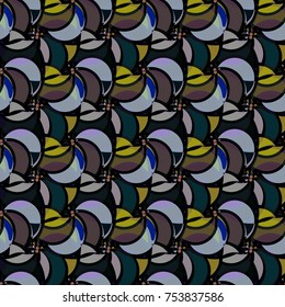 Abstract color seamless pattern for new background.