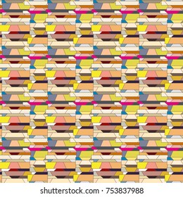 Abstract color seamless pattern for new background.