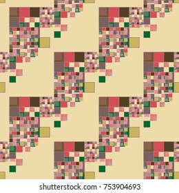 Abstract color seamless pattern for new background.