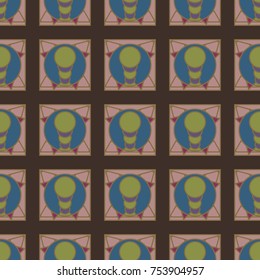 Abstract color seamless pattern for new background.