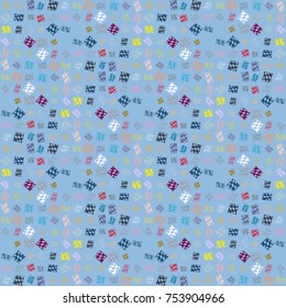 Abstract color seamless pattern for new background.