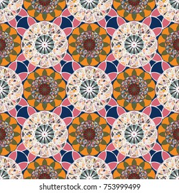 Abstract color seamless pattern for new background.