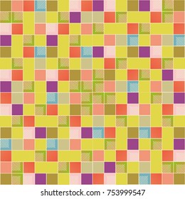 Abstract color seamless pattern for new background.