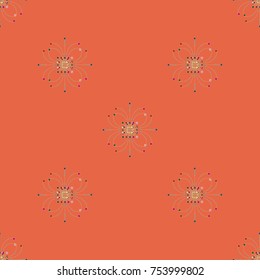 Abstract color seamless pattern for new background.