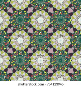 Abstract color seamless pattern for new background.